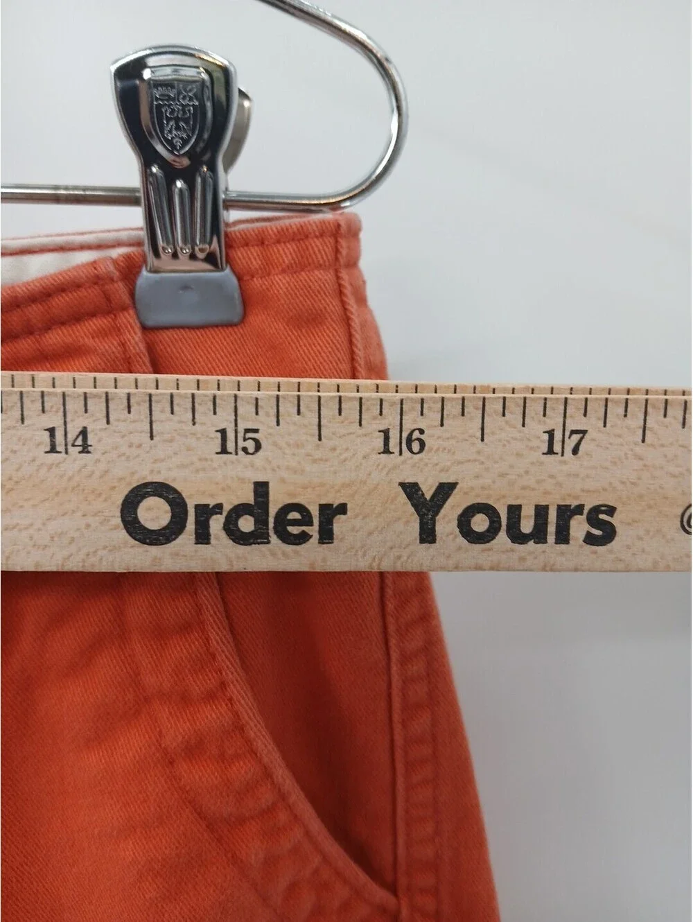 Levi Strauss Cargo Shorts Mens 30 Orange Casual Outdoor Western Utility Levi's